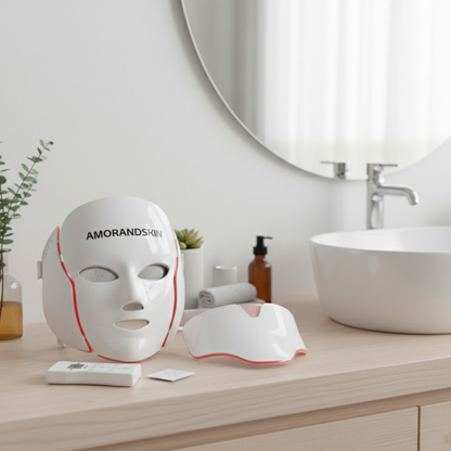 AMORANDSKIN – מסכת LED מתקדמת להצערת העור וטיפול מקצועי מהבית