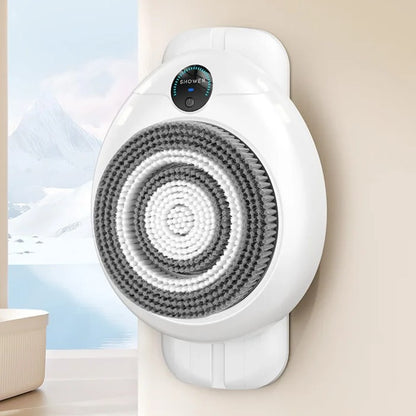 שפשוף גב חשמלי להתקנה על הקיר