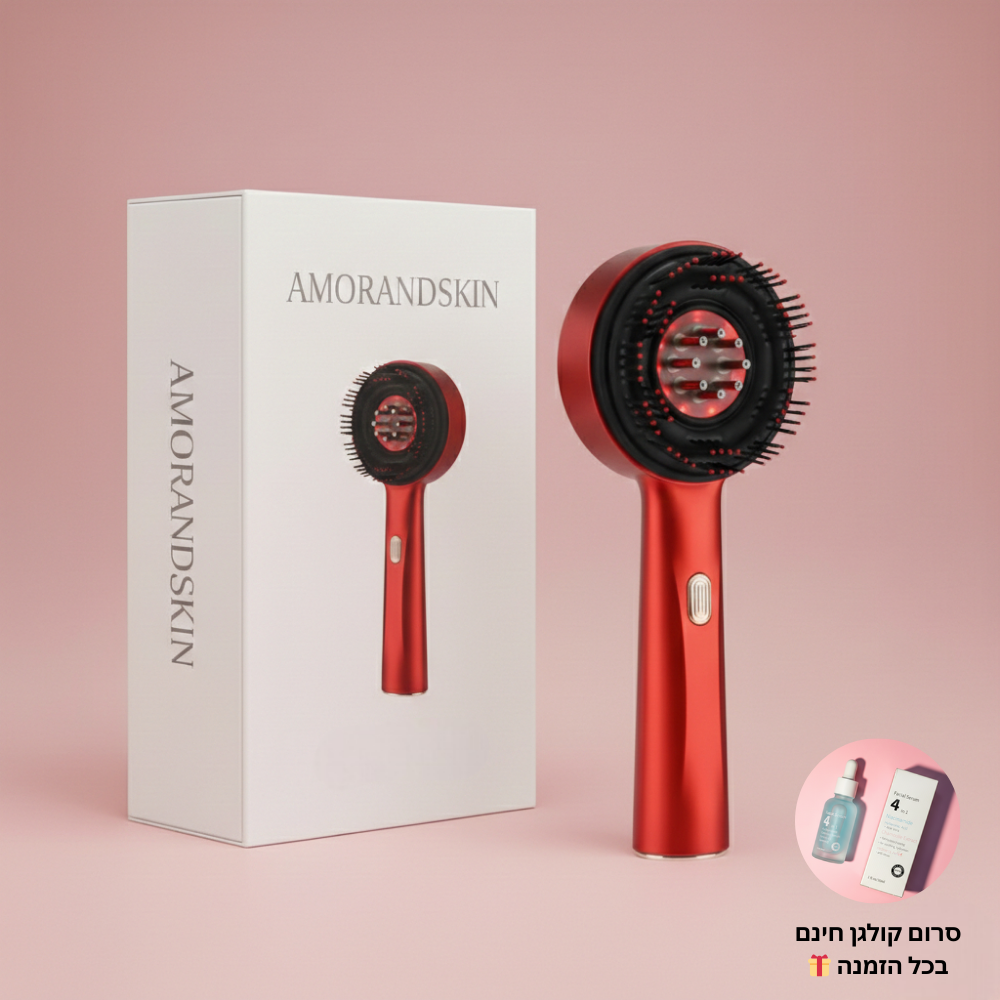 מכשיר טיפוח קרקפת בעזרת אור אינפרא-אדום לצמיחת שיער ושיקום שורשים