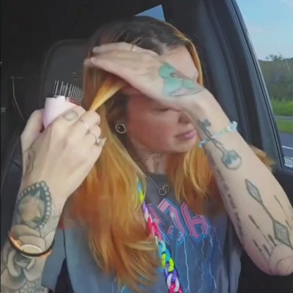 מחליק שיער מיני נייד בעוצמה מקצועית לעיצוב חלק, מושלם וקל לשימוש בכל מקום